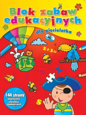 Blok zabaw edukacyjnych dla pięciolatka