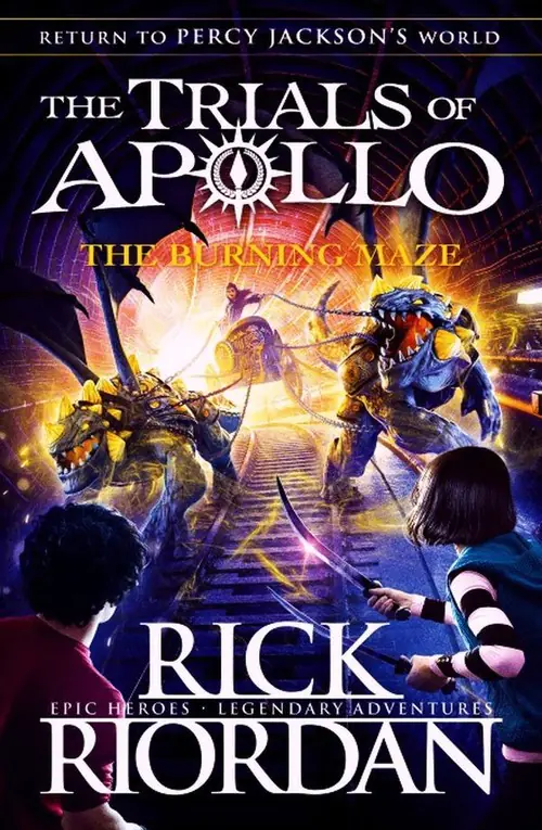 Książka - The Trials of Apollo - The Burning Maze