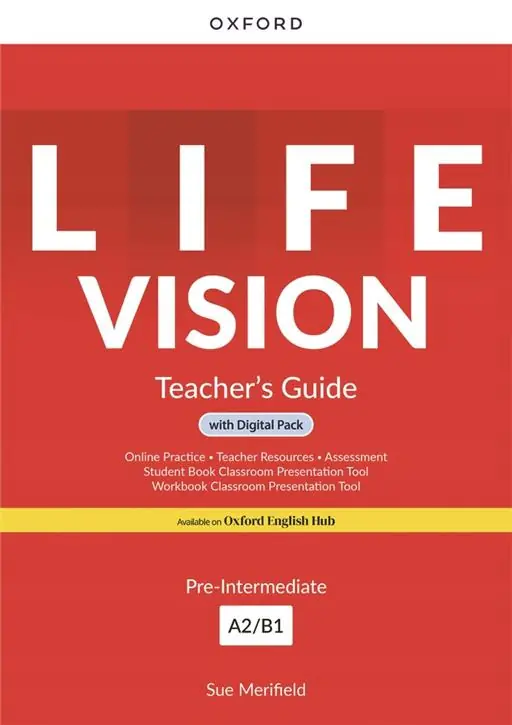 Książka - Life Vision. Pre-Intermediat A2/B1. Teacher's Guide + Digital Pack