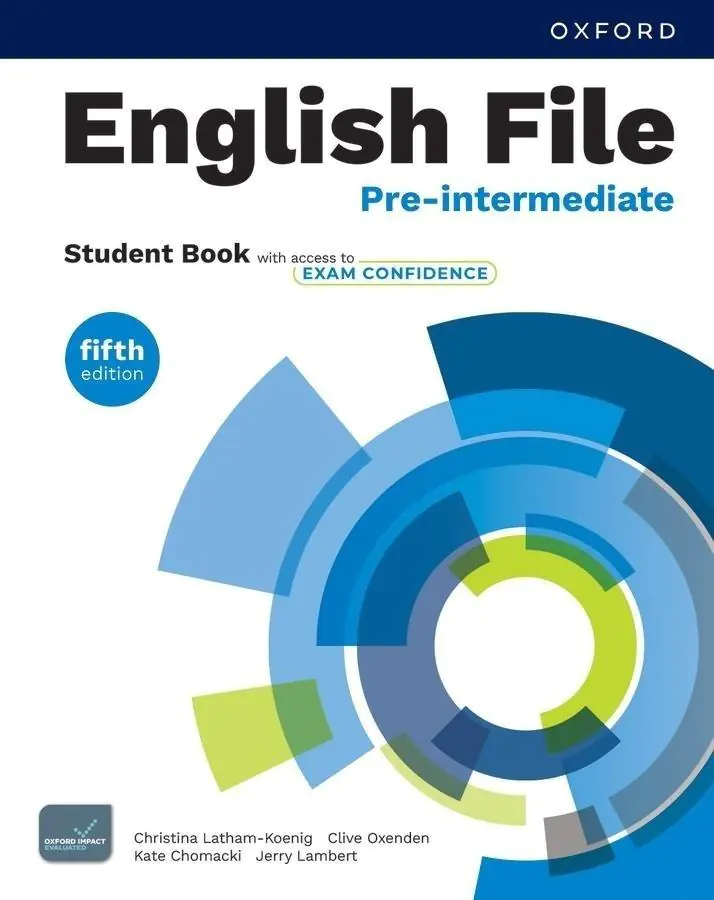 Książka - English File 5E Pre-Intermediate SB access to Exam Confidence