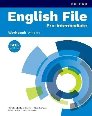 Książka - English File 5E Pre-Intermediate WorkBook with Key