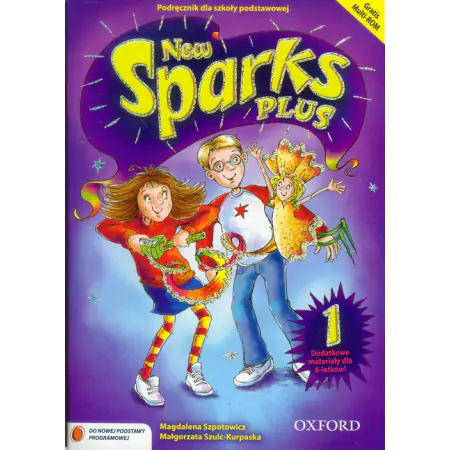 Książka - New sparks plus 1. Podręcznik dla szkoły podstawowej + CD