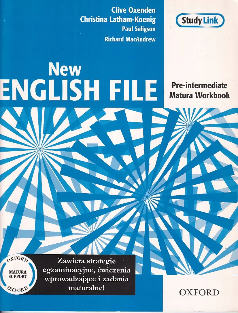 Książka - English File NEW Pre-Intermediate Matura WB OXFORD