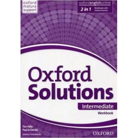 Oxford Solutions Intermediate. Workbook with Online Practice