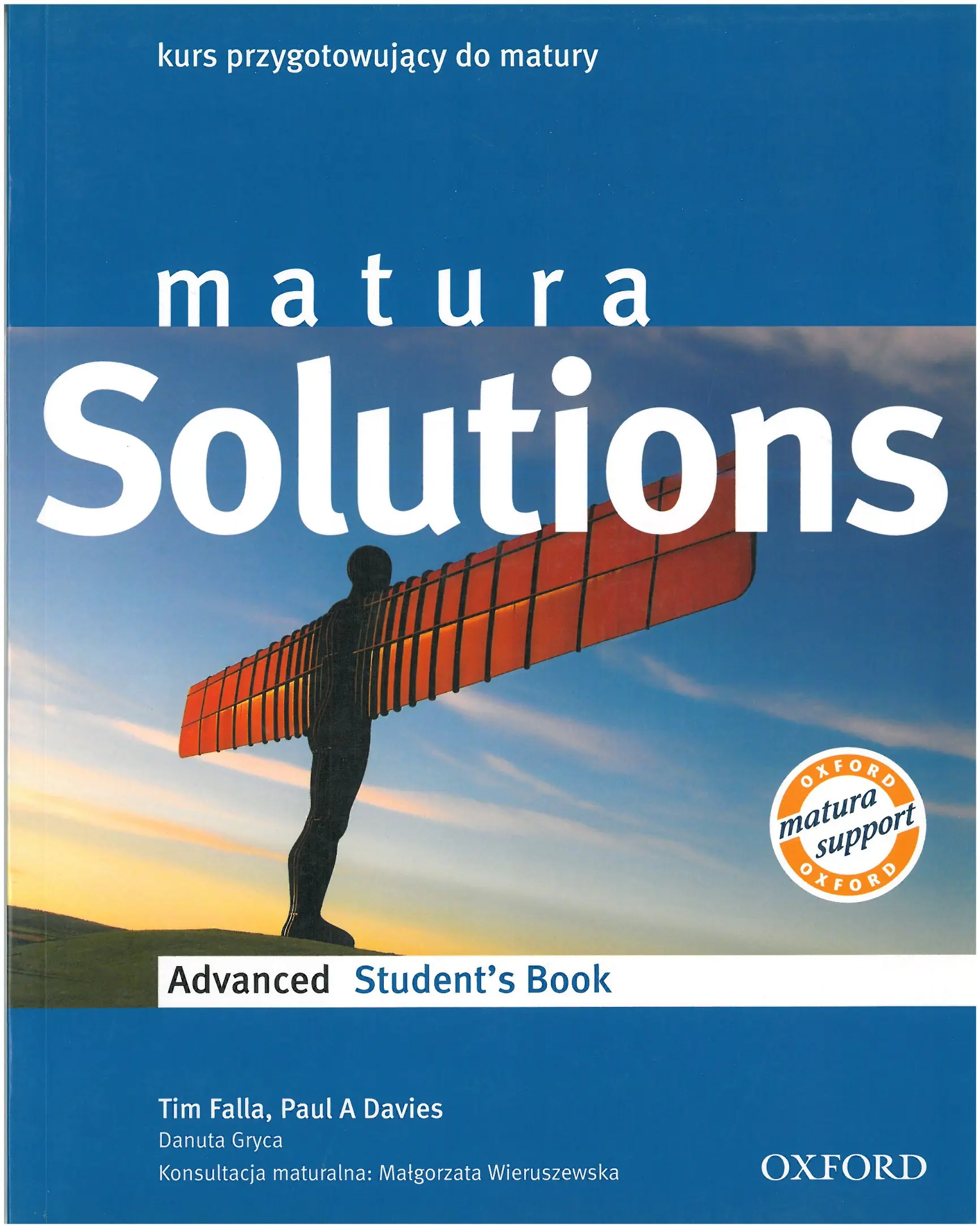 Książka - Matura Solutions Advanced SB OXFORD