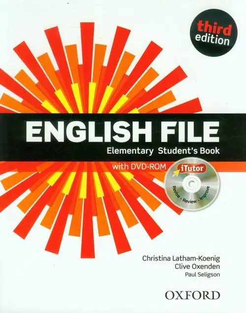 Książka - English File Elementary Student's Book + DVD-ROM