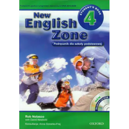Książka - English Zone New 4 SB + CD OXFORD