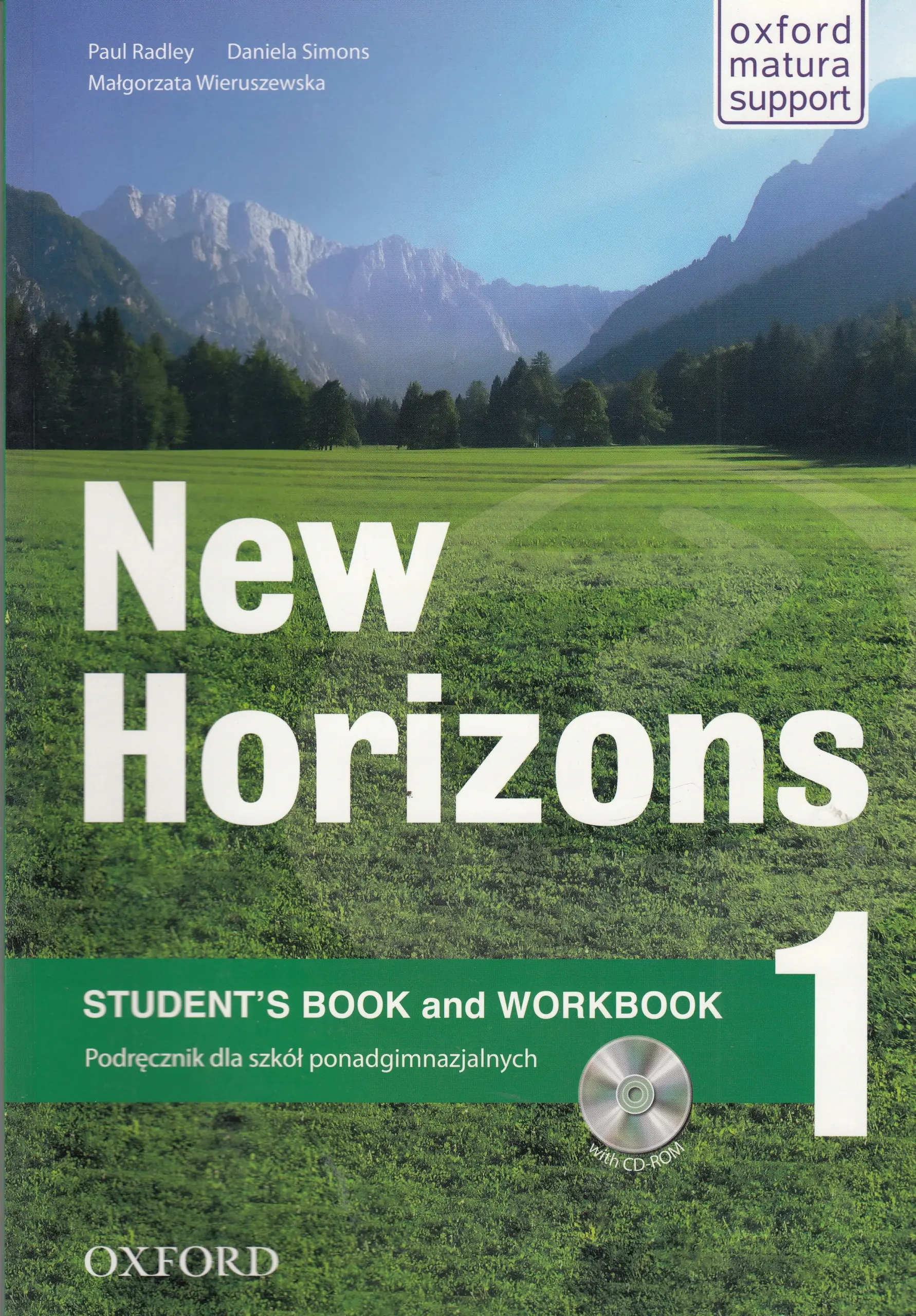 Książka - Horizons NEW 1 SB + WB OXFORD