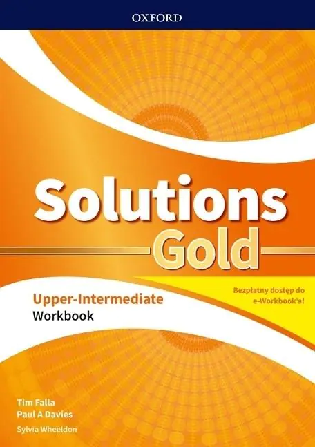 Solutions Gold. Upper-Intermediate. Workbook + kod online