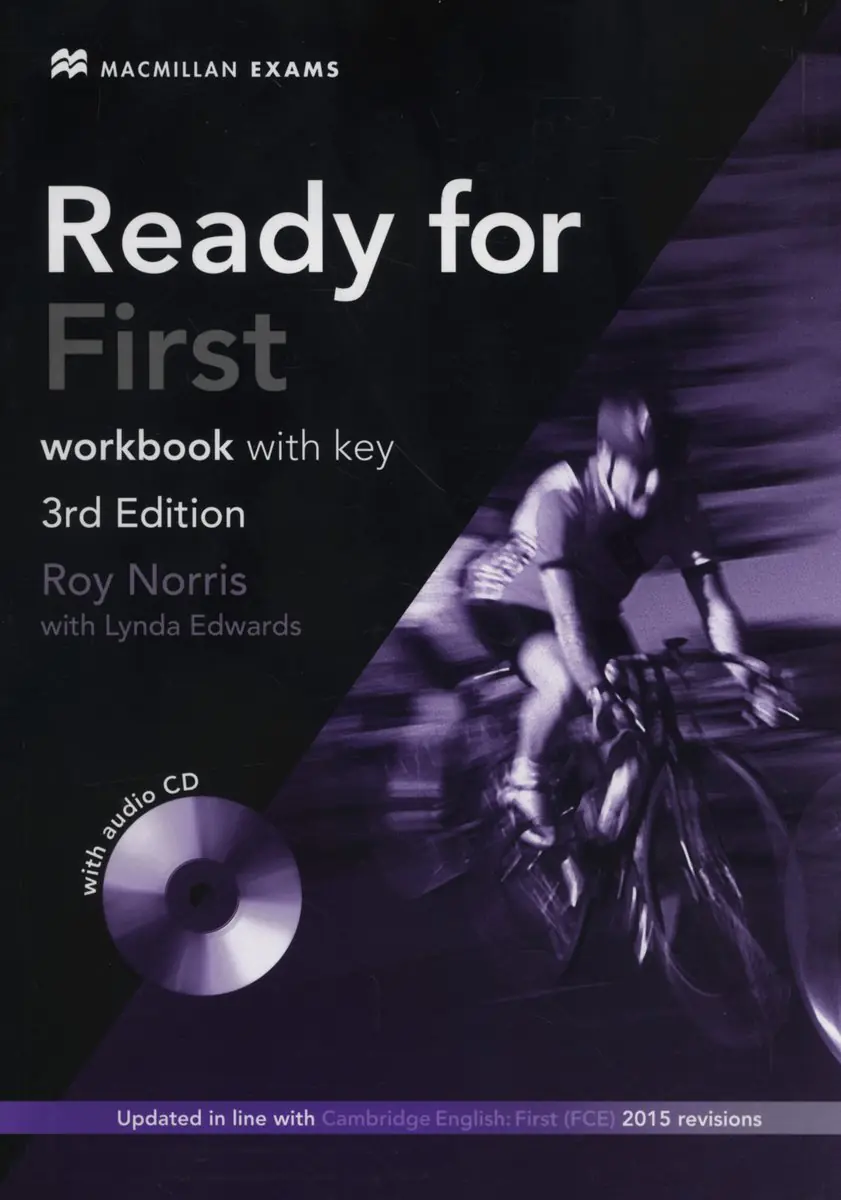 Książka - Ready for First. 3rd Edition. Workbook with key + CD