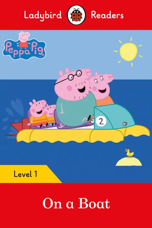 Książka - Peppa Pig: On a Boat. Ladybird Readers. Level 1