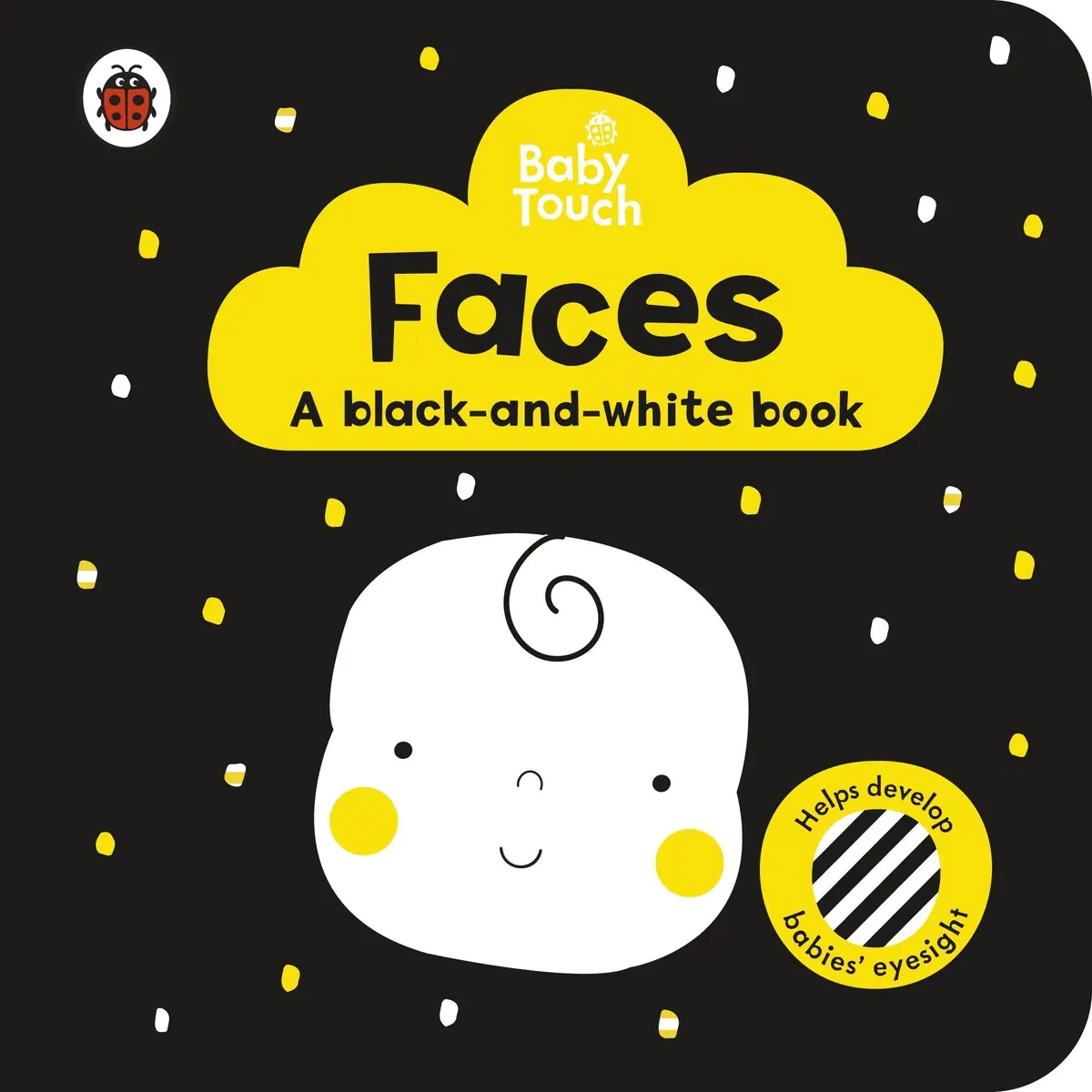 Książka - Baby Touch: Faces: a black-and white-book