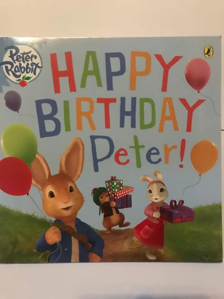 Książka - Peter Rabbit- Happy Birthday Peter!