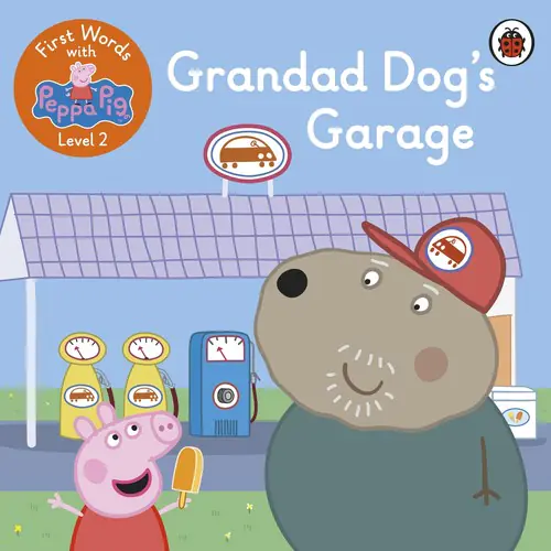 Książka - First Words with Peppa Level 2 - Grandad Dog’s Garage