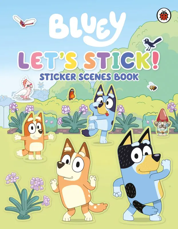 Książka - Bluey: Let's Stick!: Sticker Scenes Book