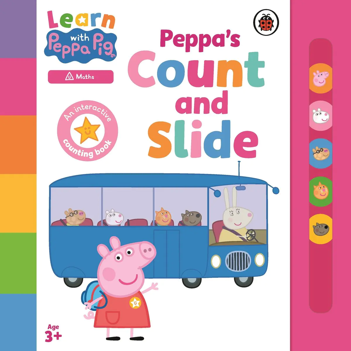 Książka - Peppa's Count and Slide. Learn with Peppa