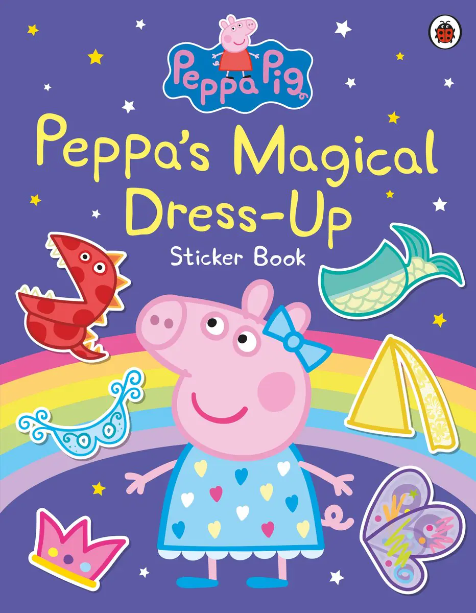 Książka - Peppa Pig: Peppa’s Magical Dress-Up Sticker Book