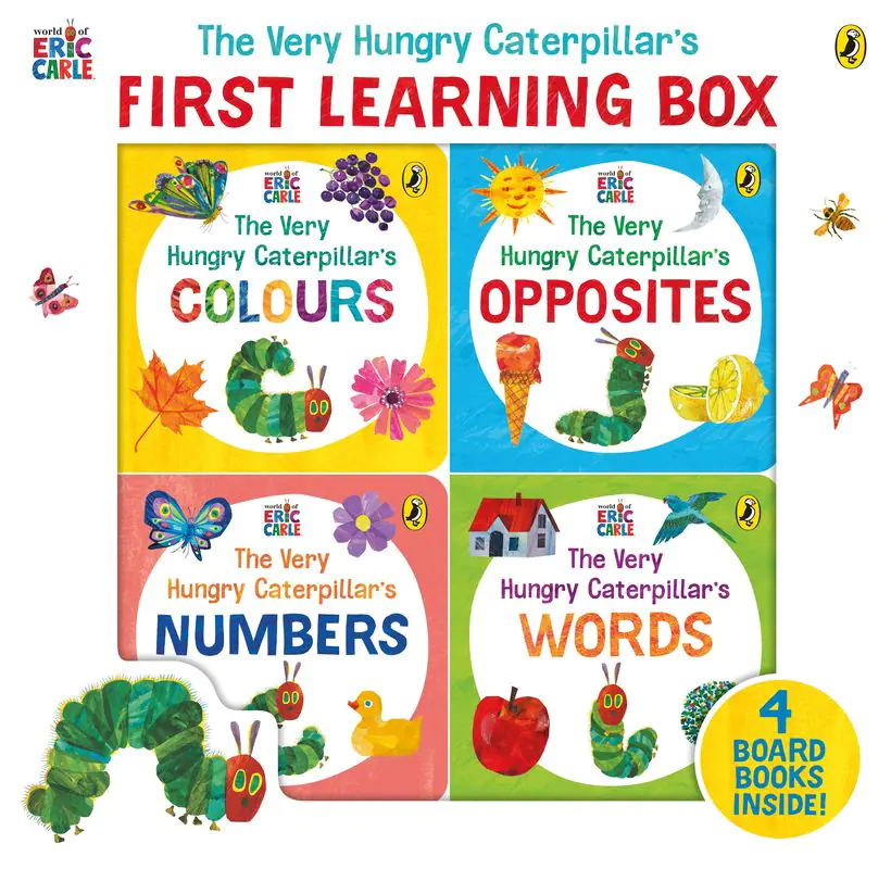 Książka - The Very Hungry Caterpillar's Early Learning Box wer. angielska