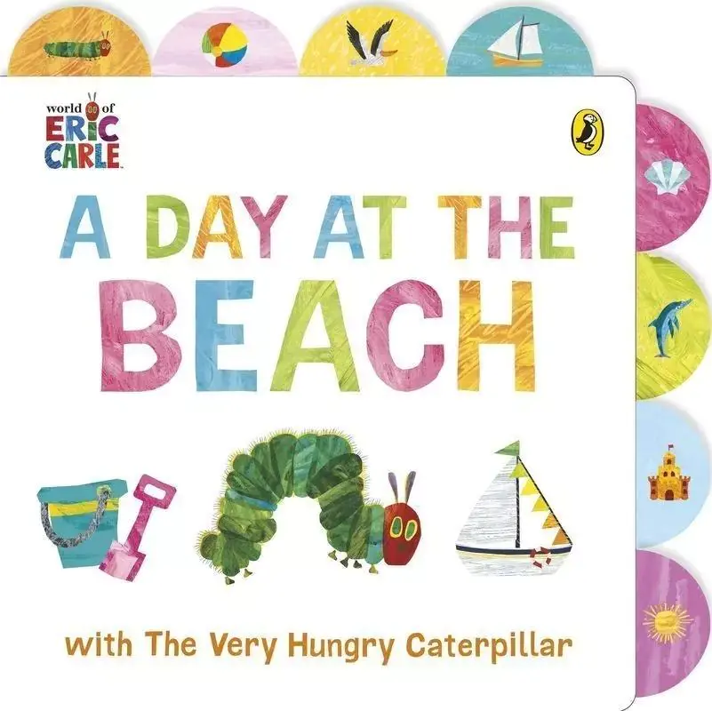 Książka - A Day at the Beach with The Very Hungry Caterpillar