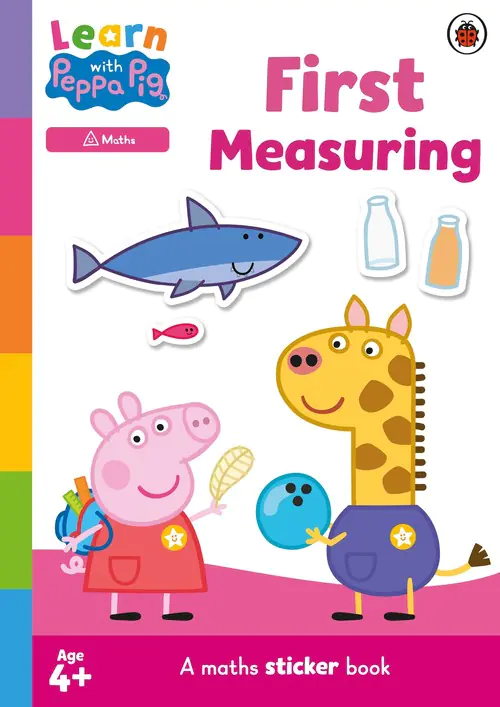 Książka - Learn with Peppa: First Measuring sticker activity book