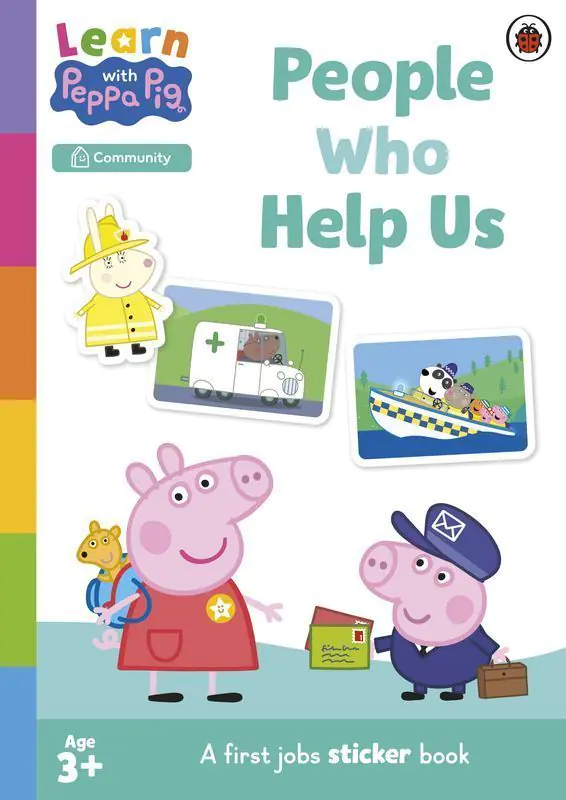 Książka - Learn with Peppa: People Who Help Us Sticker activity book