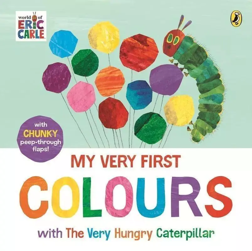 Książka - My very first colours with the very hungry caterpillar wer. angielska
