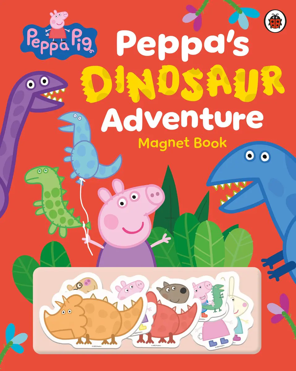 Książka - Peppa Pig: Peppa’s Dinosaur Adventure: Magnet Book