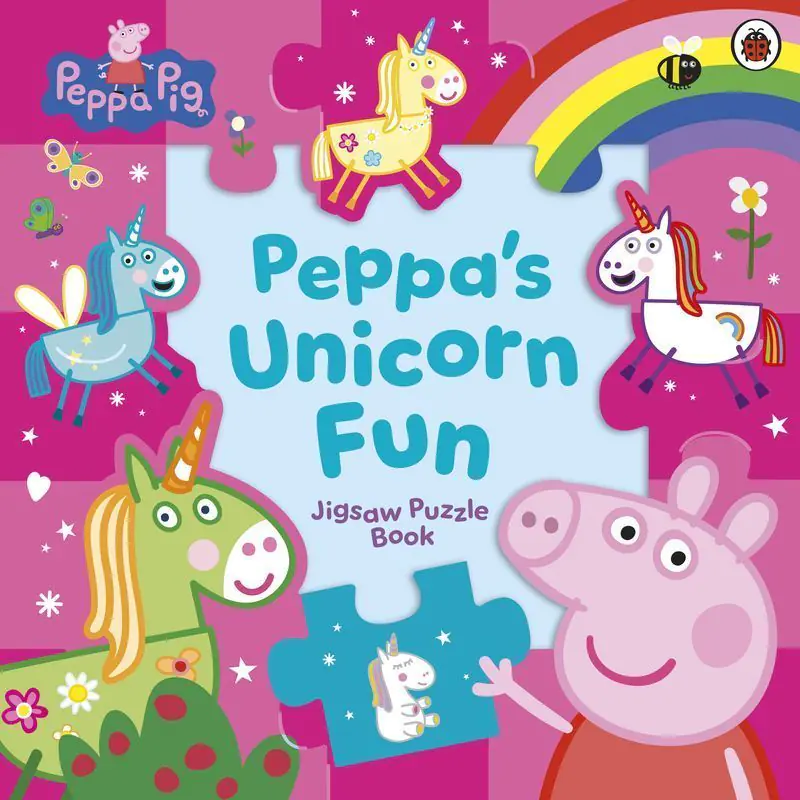 Książka - Peppa Pig: Peppa`s Unicorn Fun Jigsaw Puzzle Book