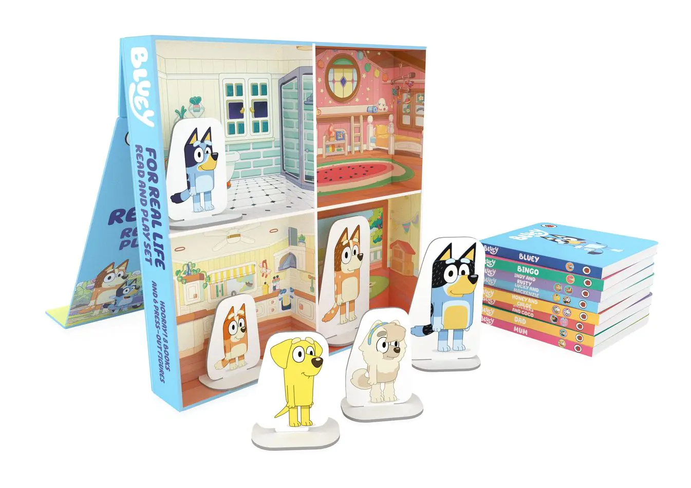 Książka - Bluey: For Real Life Read and Play Set