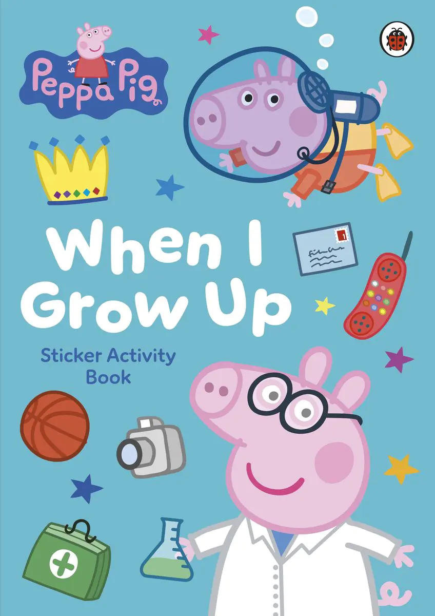 Książka - Peppa Pig. When I Grow Up. Sticker Activity Book