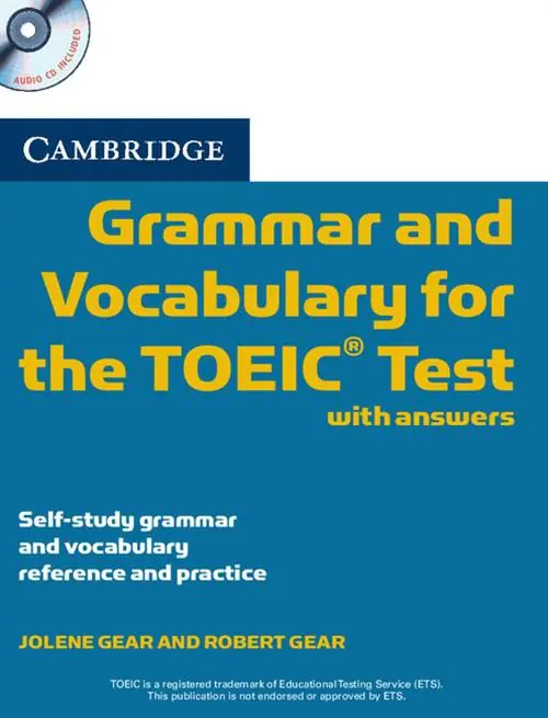 Książka - Cambridge Grammar and Vocabulary for the Toeic Test with Answers and Audio CDs (2): Self-Study Grammar and Vocabulary Reference and Practice