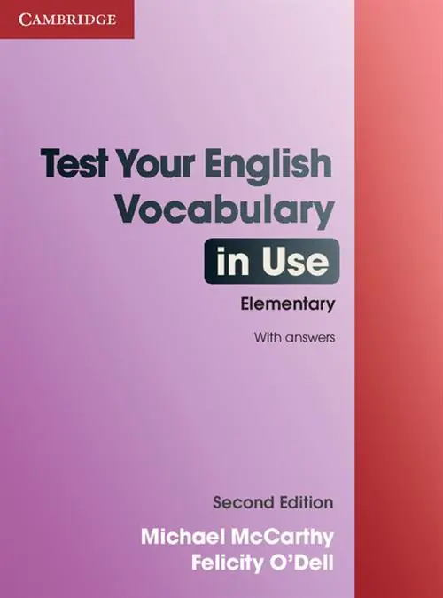 Książka - Test Your English. Vocabulary in Use. Elementary