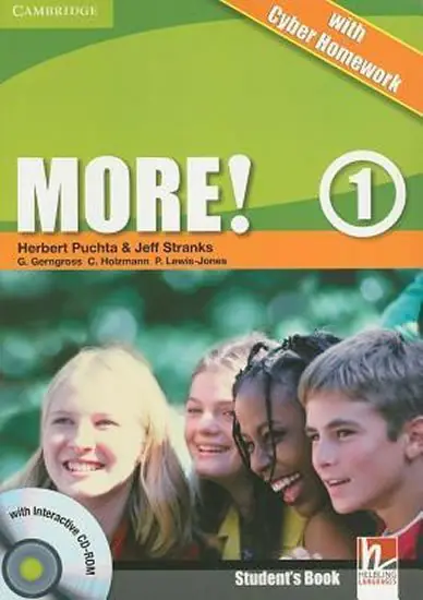 Książka - More! 1 SB w/CDROM Cyber Hwork OOP