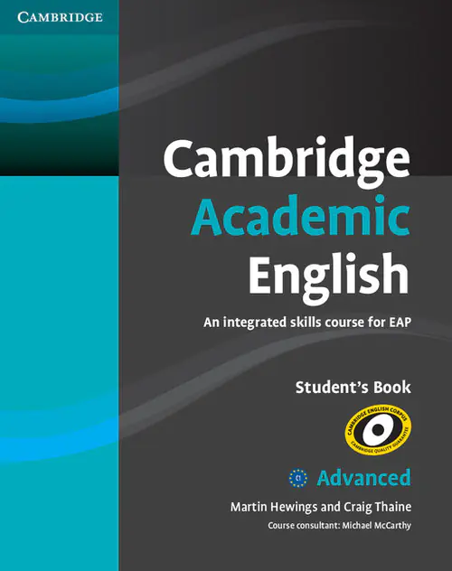 Książka - Cambridge Academic English C1 Advanced Student's Book: An Integrated Skills Course for Eap