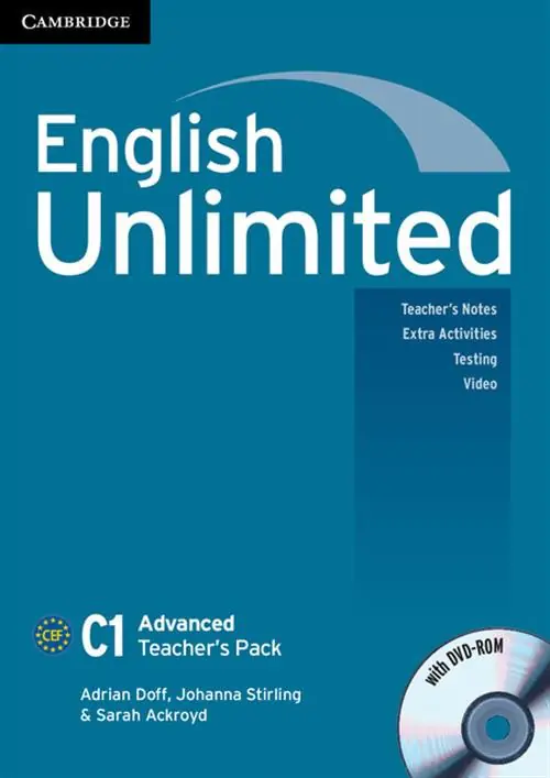 Książka - English Unlimited Advanced Teacher's Book + DVD-ROM