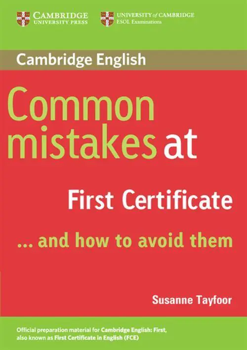 Książka - Common Mistakes at First Certificate and How to Avoid Them