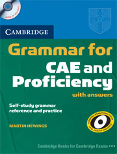 Książka - Cambridge Grammar for CAE and Proficiency with answers   CD