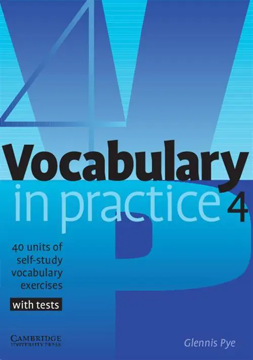 Książka - Vocabulary in Practice 4 Intermediate - Glennis Pye