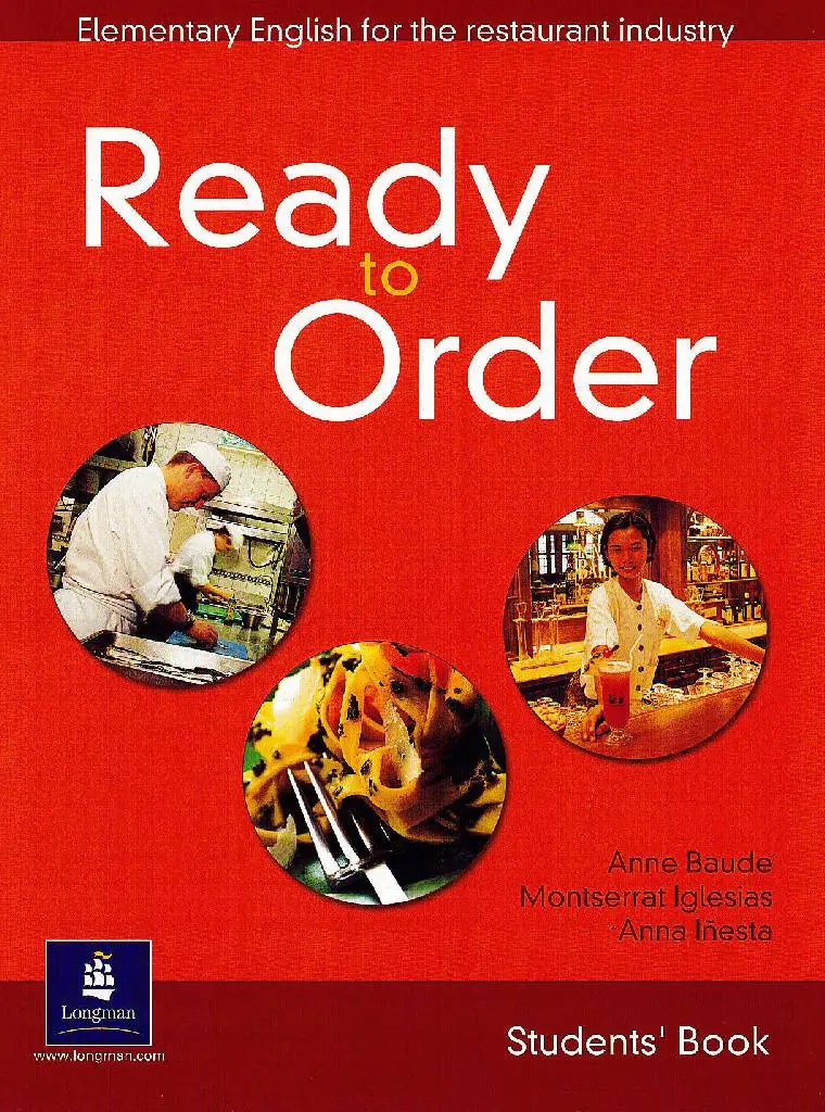 Książka - English for Tourism: Ready to Order Student Book