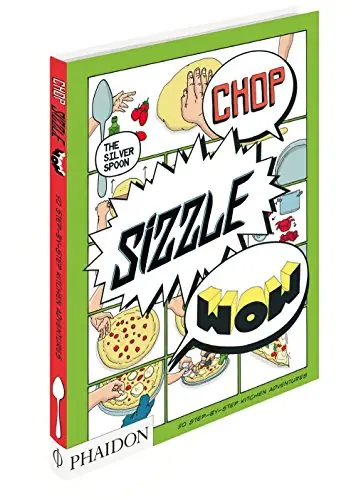Książka - Chop, Sizzle, Wow: The Silver Spoon Comic Cookbook.