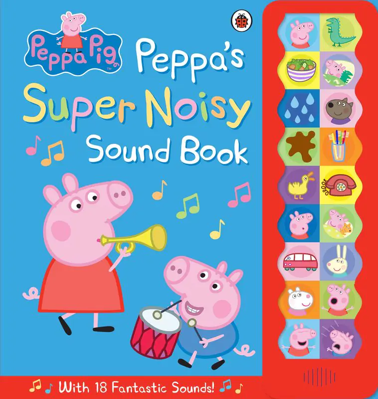 Książka - Peppa Pig: Peppa's Super Noisy Sound Book