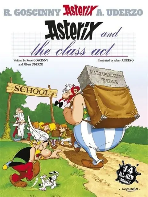 Książka - Asterix and the class - RENE GOSCINNY 