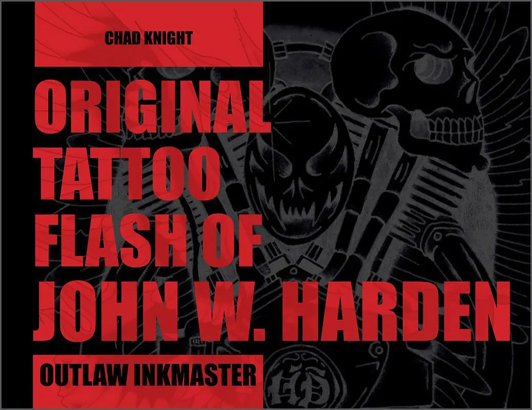 Książka - Original Tattoo Flash of John W. Harden: Outlaw Ink Master