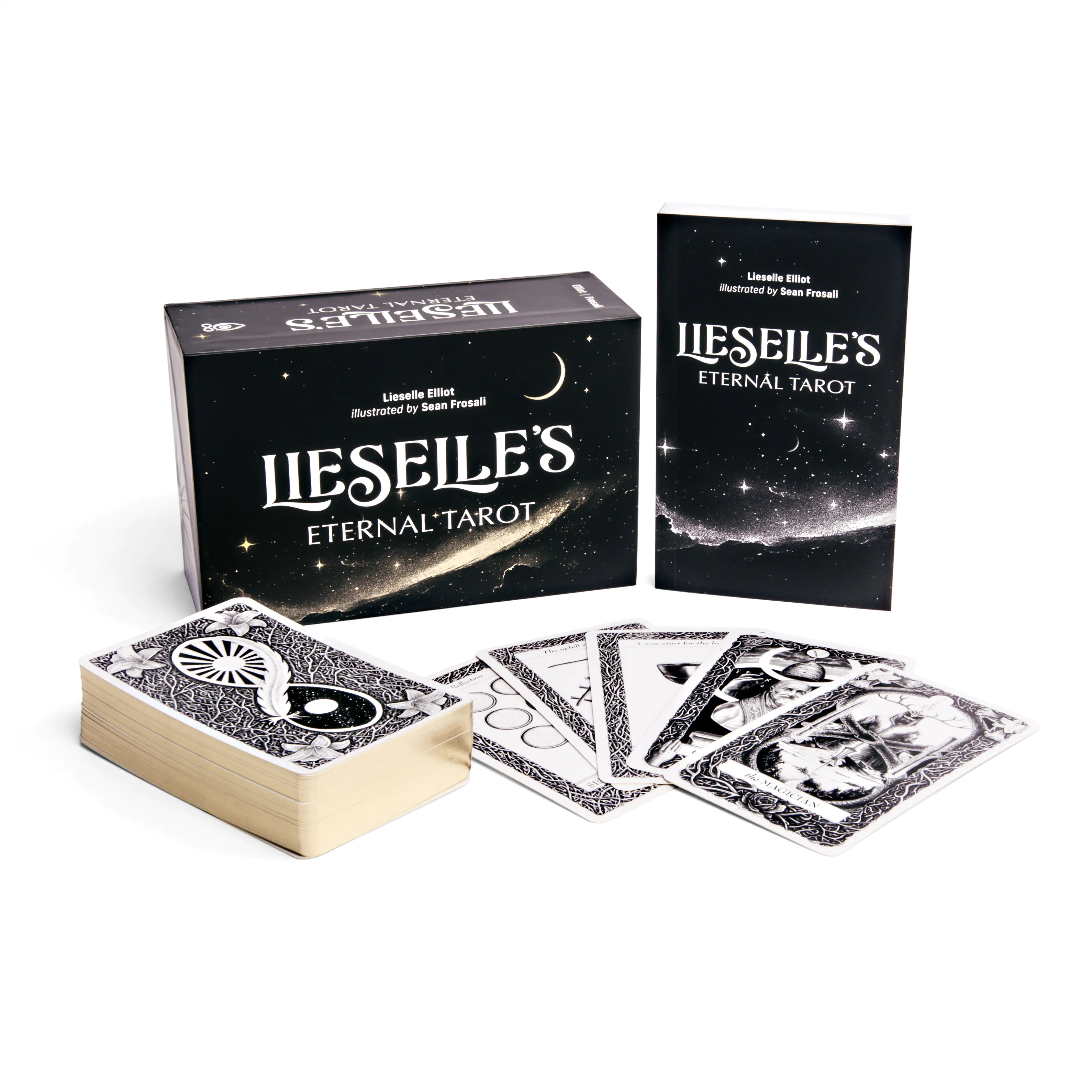 Książka - Lieselles Eternal Tarot, Wieczny Tarot Lieselle, karty do wróżenia