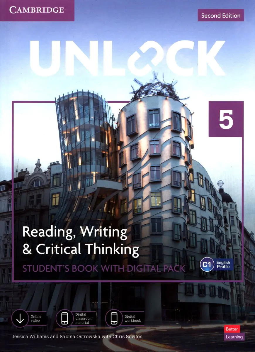 Książka - Unlock 5 Reding, Writing & Critical Thinking Student's Book with Digital Pack