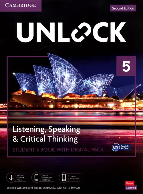 Książka - Unlock 5 Listening, Speaking and Critical Thinking Student's Book with Digital Pack