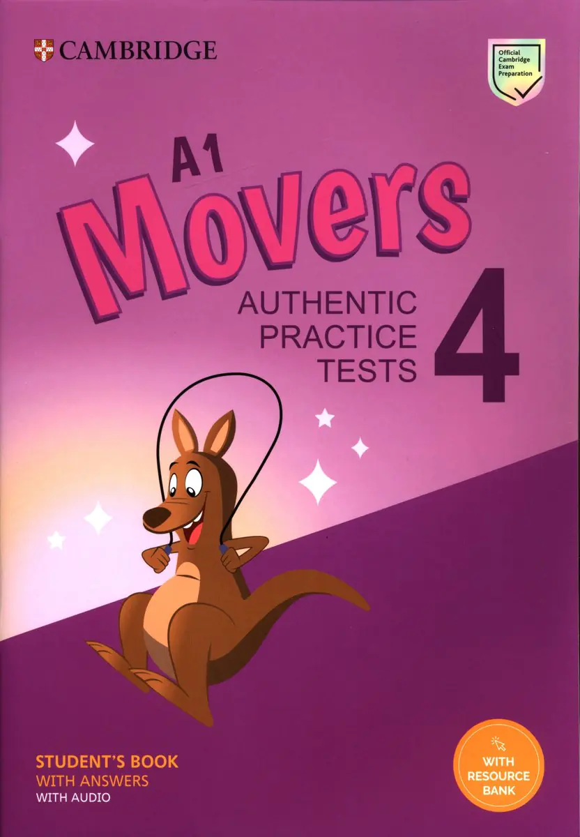 Książka - A1 Movers 4. Student's Book with Answers with Audio with Resource Bank