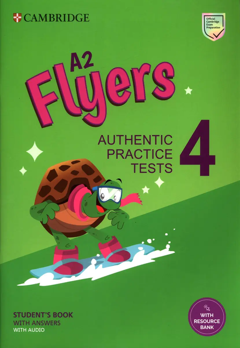 Książka - A2 Flyers 4. Student's Book with Answers with Audio with Resource Bank
