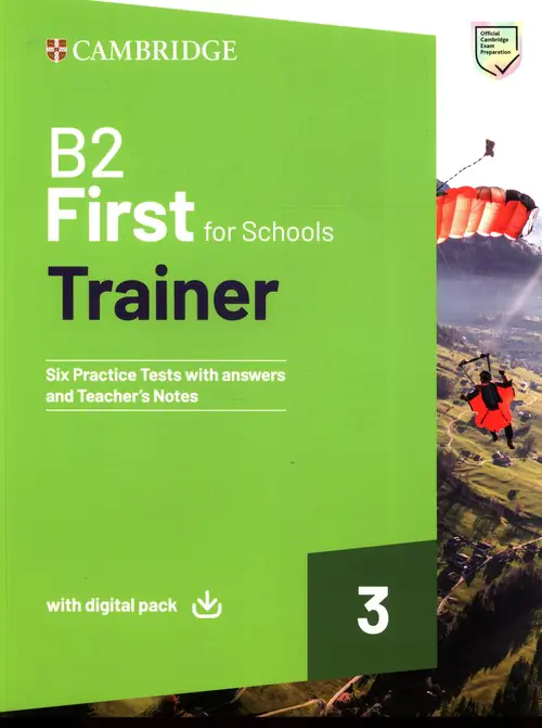 Książka - B2 First For Schools Trainer 3. Trainer with Answers with Digital Pack