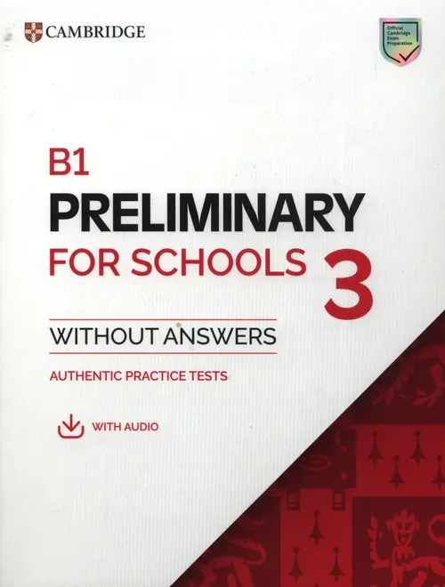 Książka - B1 Preliminary for Schools 3 Student`s Book without Answers with Digital Pack